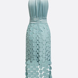 Vestido midi Céline de cerimónia elegante