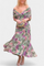 Vestido elegante com decote em V feminino