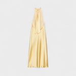 Vestido Halter Satinado feminino