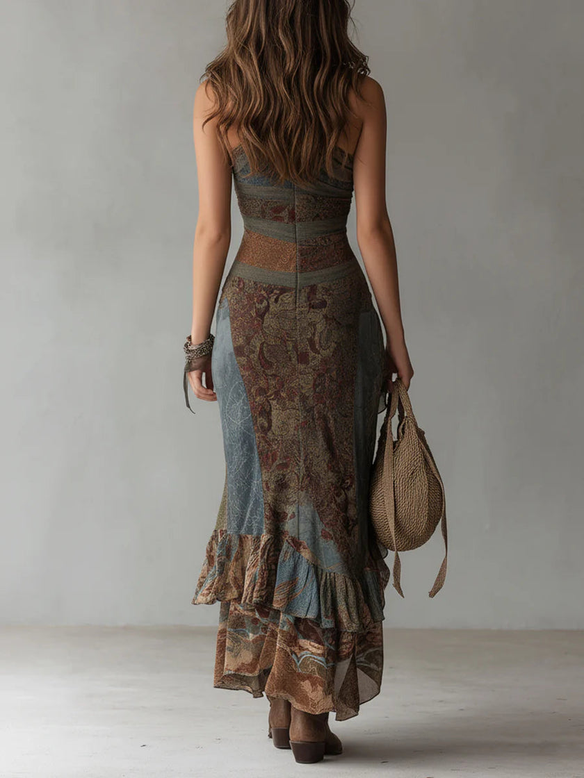 Iara | Vestido maxi de um ombro