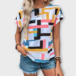 Blusa de manga curta feminino