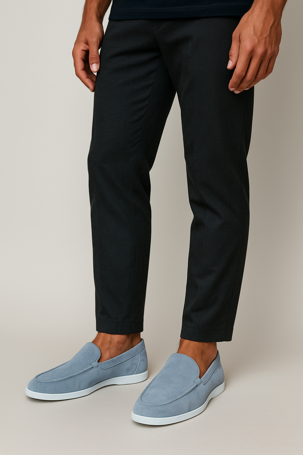 Mocassins em camurça masculino