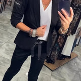 Conjunto elegante feminino