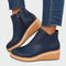 Botins de couro ortopédicos feminino