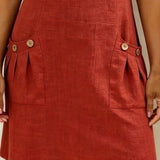 Lívia | Vestido Casual com Fecho e Bolsos