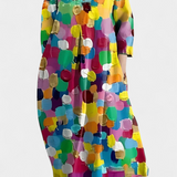 Vestido Fluido com Estampa feminino