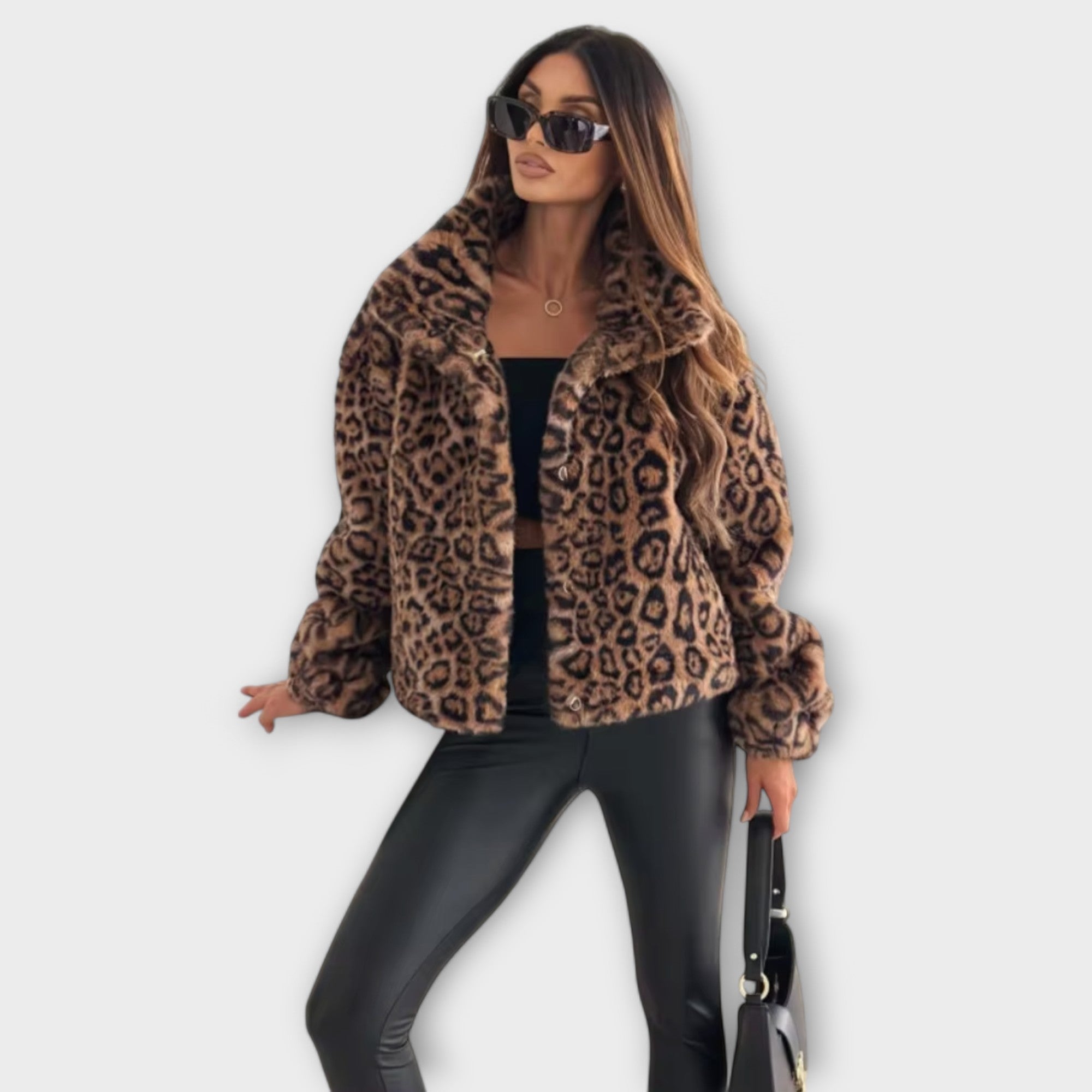 Casaco de Leopardo feminino