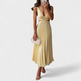 Vestido midi feminino