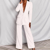 Elegante Blazer e Calças feminino