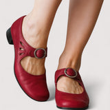 Clara - Scarpin Elegante em Couro Sintético feminino