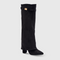 Botas Altas com Design Elegante feminino