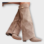 Botas Altas com Design Elegante feminino
