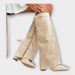 Botas Altas com Design Elegante feminino