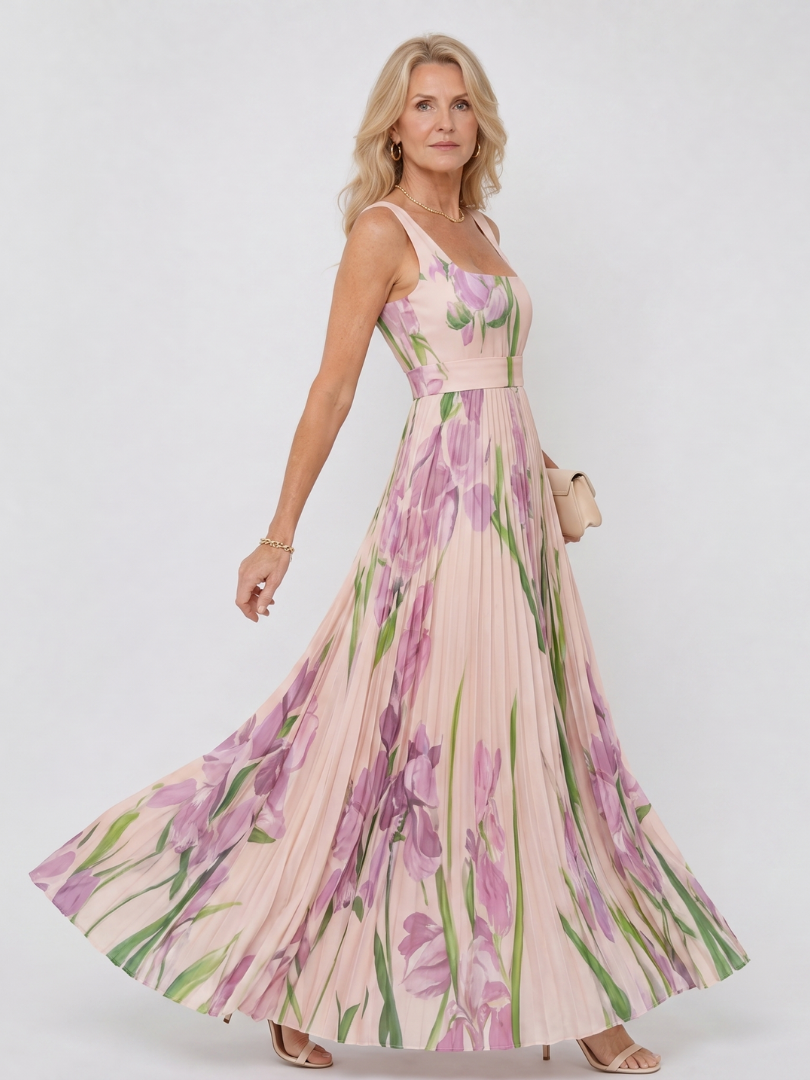 Luísa | Vestido Maxi Floral de Alças