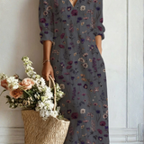 Nayara – Vestido Maxi Boémio Fluido