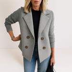 Casaco Elegante com Malha feminino