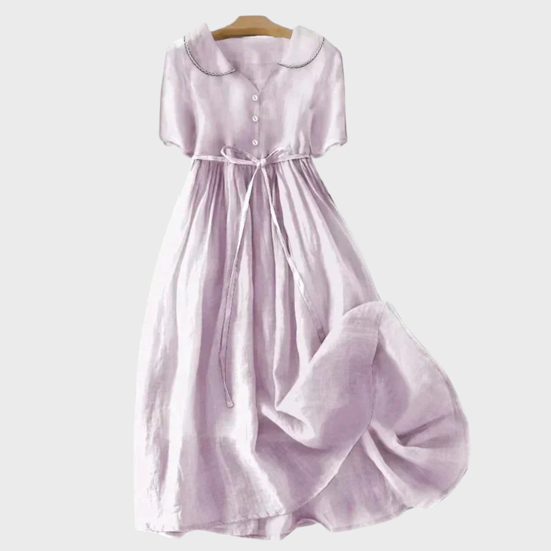 Vestido Clássico com Botões feminino