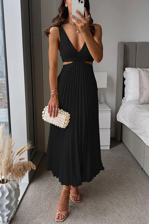 Vestido Sem Mangas Midi feminino