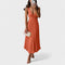 Vestido midi feminino