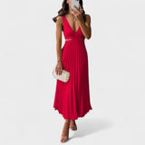 Vestido midi feminino