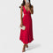 Vestido midi feminino