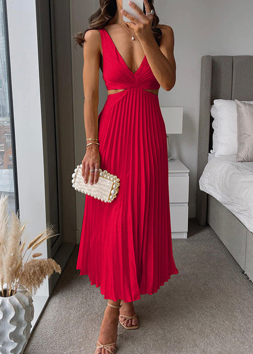 Vestido Sem Mangas Midi feminino