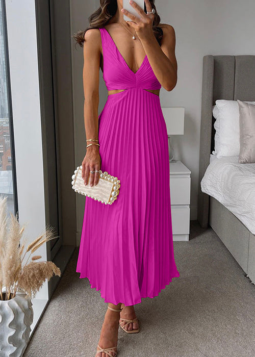 Vestido Sem Mangas Midi feminino