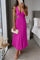 Vestido Sem Mangas Midi feminino
