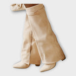 Botas Altas com Design Elegante feminino
