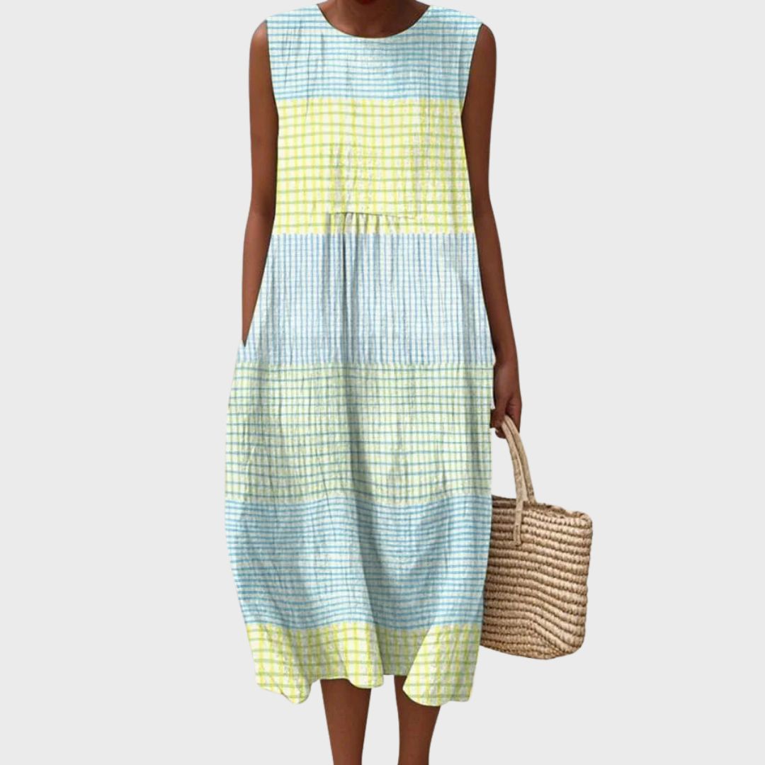 Vestido de algodão feminino
