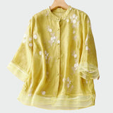 Camisa bordada feminino