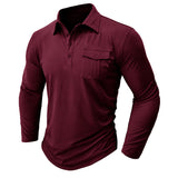 Camisa casual com bolsos masculino