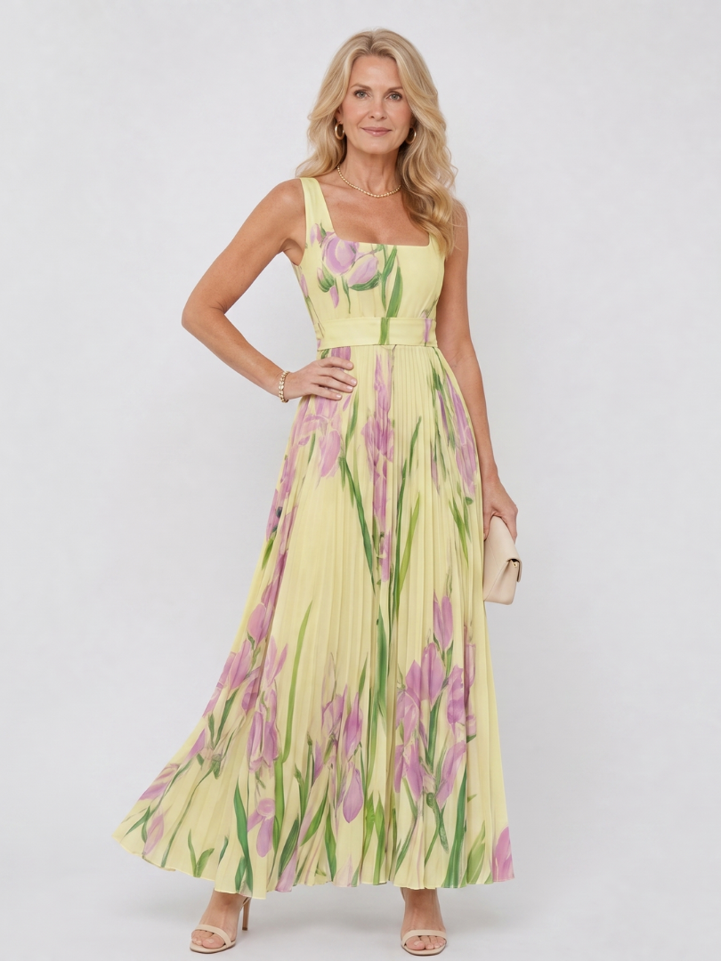 Luísa | Vestido Maxi Floral de Alças