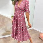 Vestido Elegante de Bolinhas feminino