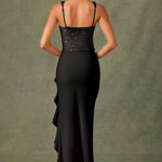 Vestido Corset em Cetim feminino