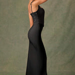 Vestido Corset em Cetim feminino