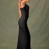 Vestido Corset em Cetim feminino