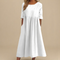 Vestido Em Algodão Arejado feminino