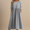 Vestido Em Algodão Arejado feminino