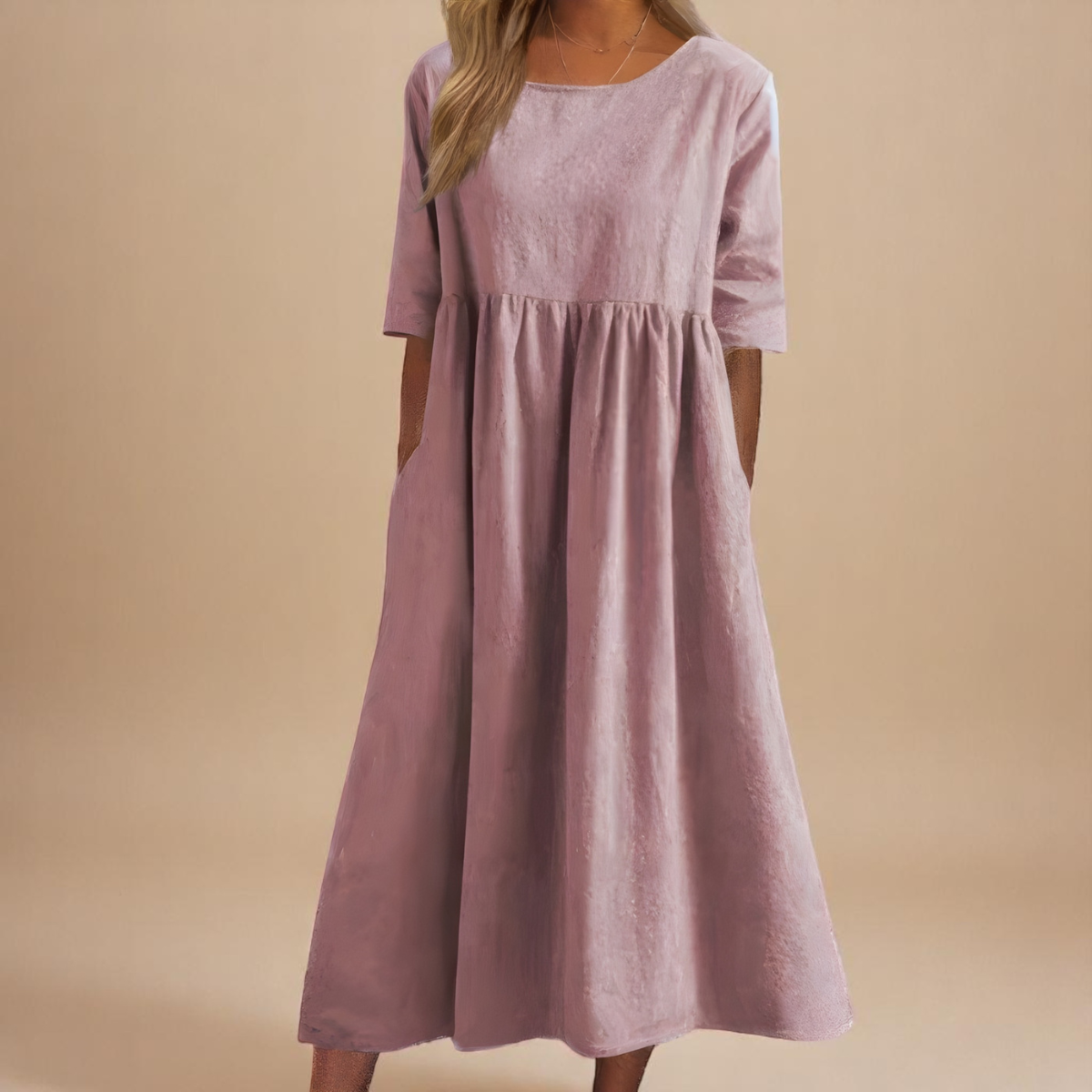 Vestido Em Algodão Arejado feminino