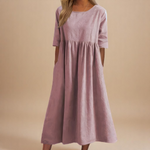 Vestido Em Algodão Arejado feminino