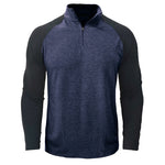 Camisa de algodão com gola subida masculino