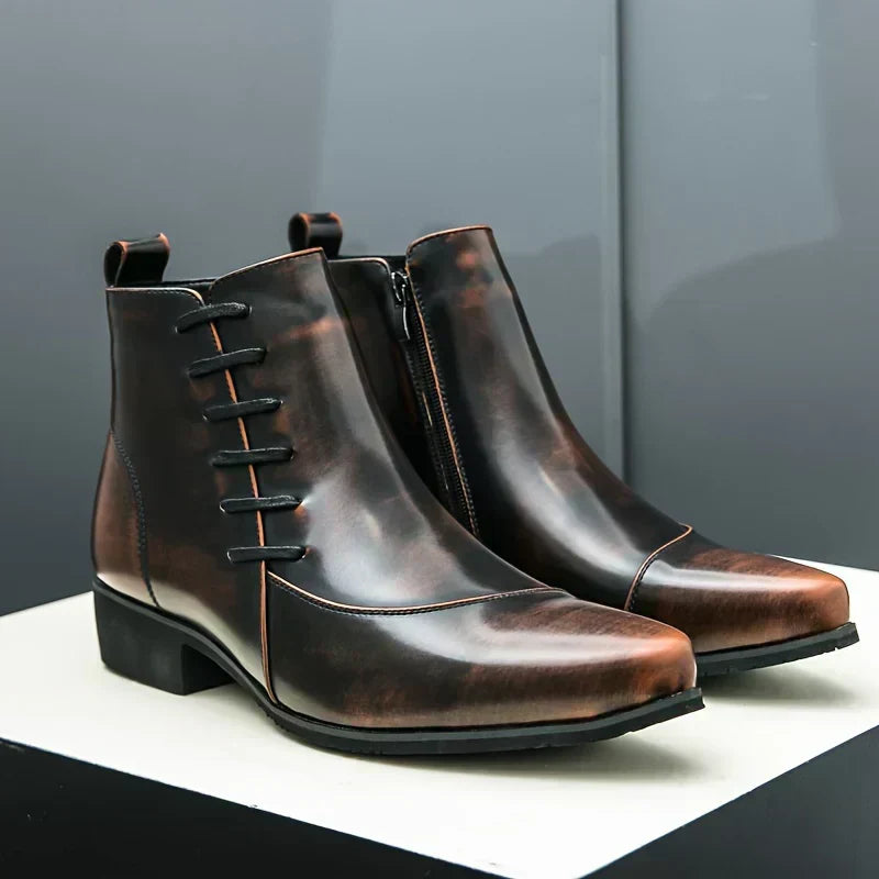 Botas Elegantes em Couro masculino