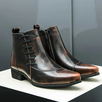 Botas Elegantes em Couro masculino