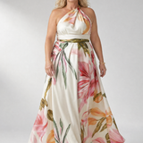Vestido maxi Amiel floral leve