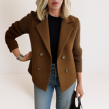 Casaco Elegante com Malha feminino