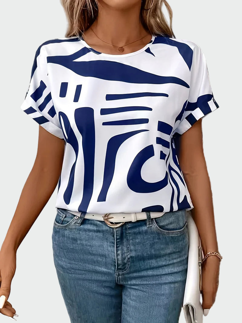 Blusa elegante de verão feminino