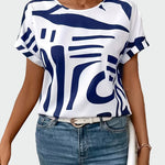 Blusa elegante de verão feminino