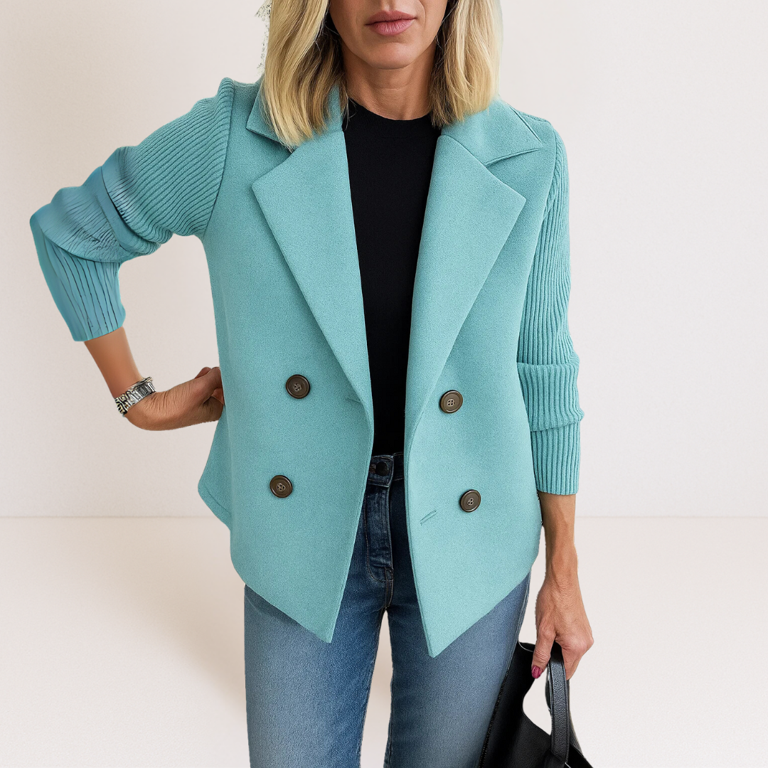 Casaco Elegante com Malha feminino