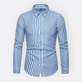 Camisa Clássica às Riscas masculino